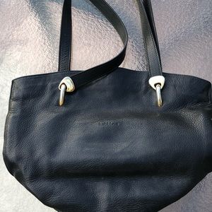 Bettina made in Italy shoulder bag Black leather